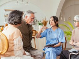 gerontologist in aging care