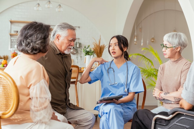 gerontologist in aging care